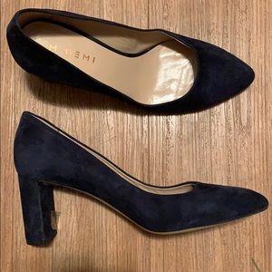 M.Gemi - Speranza suede block heel - size 39 (8.5)